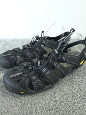KEEN Clearwater CNX Mens Size 14 Sandals Black Shoes Waterproof Outdoors